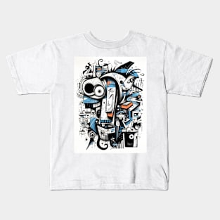 Cartoon Anteater Graffiti #1 Kids T-Shirt